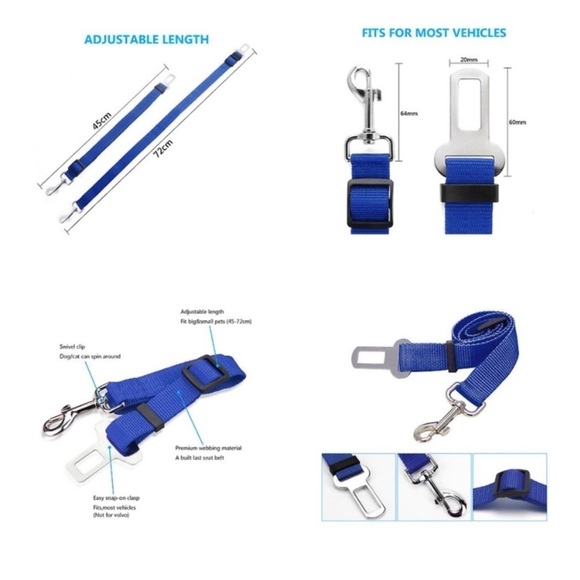 🌻5/$25🌻Pet Car Safety Adjustable Seat Belt - Picture 2 of 5